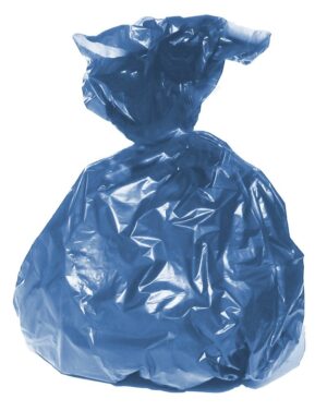 Szemetesbélelő zsák, környezetbarát, újrahasznosított anyagból, 55 x 70 cm (60 l)