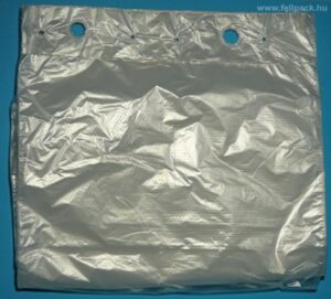 Lineáris polietilén tasak (1 kg-os) 20 x 30 cm (HDPE), tömbösített, tépős zacskó, 1000 db/cs, 10 mikron