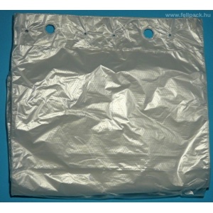 Lineáris polietilén tasak 35 x 50 cm (HDPE), tömbösített, tépős zacskó, 1000 db/cs, 10 mikron