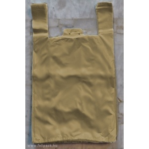Ingvállas bevásárló táska, 20 x 40 cm, arany