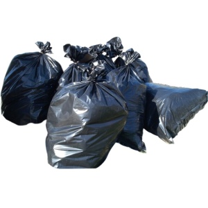 Extra erős polietilén zsák környezetbarát, újrahasznosított anyagból, 70 x 110 cm (135 l)