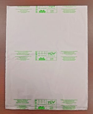 Kukoricakeményítős (PLA), lebomló, tömbösített tasak, 25 x 35 cm (2 kg)