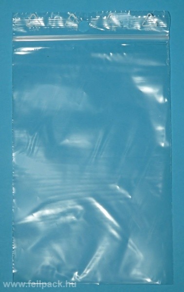Simítózáras tasak, 200 x 250 mm
