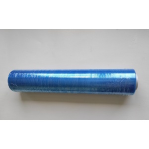 Kézi sztreccsfólia, kék, 50 cm széles, 2,65 kg, 300 m