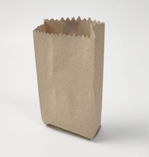 2 kg-os, 155 + 2 x 25 x 355 mm-es általános papírzacskó, tasak, vastag, 600 db