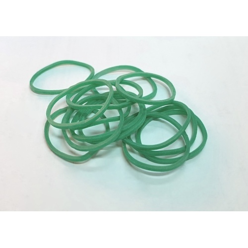 40 x 1 mm-es háztartási gumigyűrű, 1kg zöld befőttes gumi