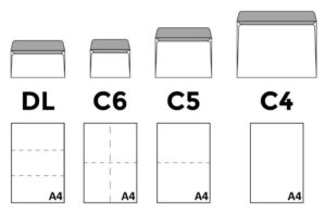 Boríték, LC/5, papír, postai, bélésnyomott, szilikonos, öntapadós, 25 db