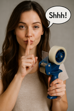 Csendes ragasztószalag (low noise), Packband csomagolószalag 48/66, natúr